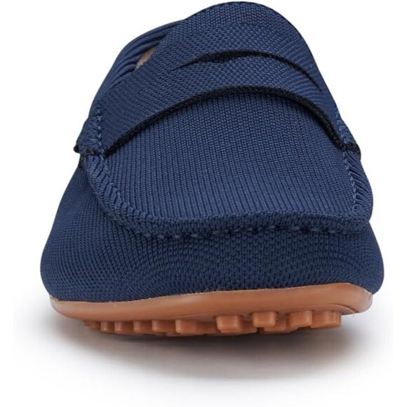 〽️Men\'s Navy Blue Aldo Collection Slip On Penny Driving Moccasins Loafer main image 7
